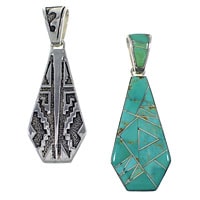 Turquoise Reversible Pendants