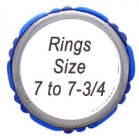 Lapis Rings Size 7 to 7-3/4