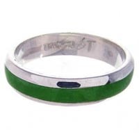 Malachite Inlay Rings