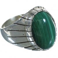 Men's Malachite Rings