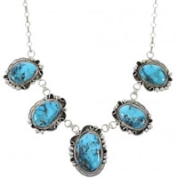 Turquoise Stone Jewelry Set
