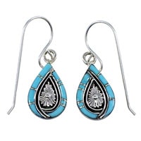 Turquoise Tear Drop Earrings