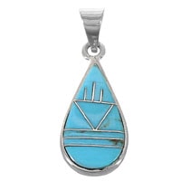 Blue Turquoise Tear Drop Jewelry