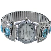 Sterling Silver Turquoise Watches and Watch Bands | SilverTribe