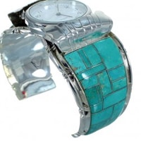 Sterling Silver Cuff Watches